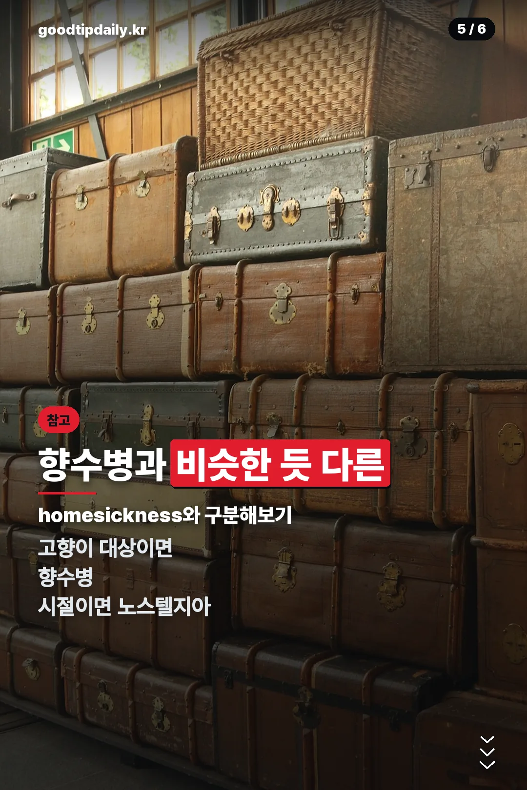 향수병과의 차이