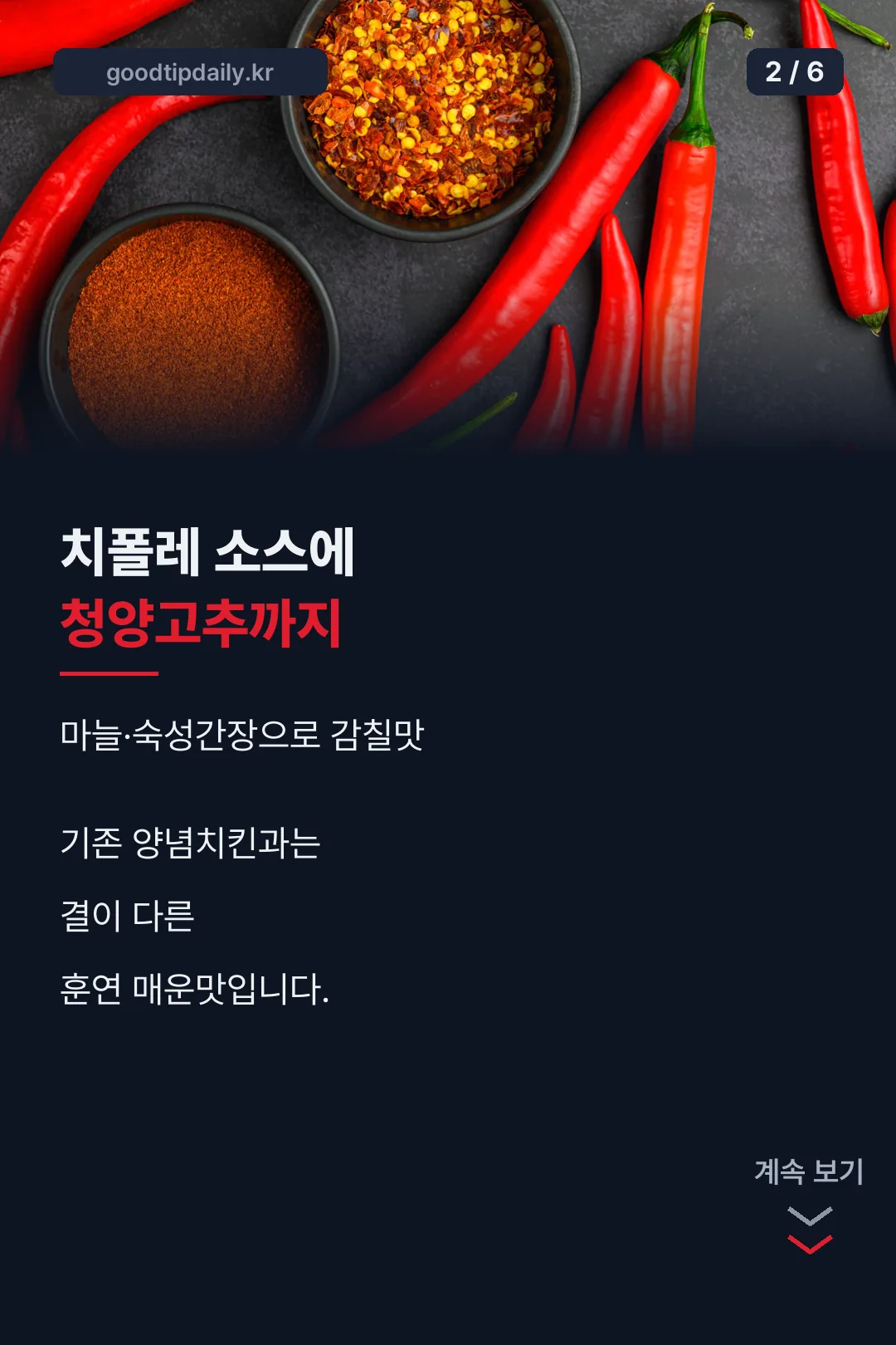 치폴레 소스 특징