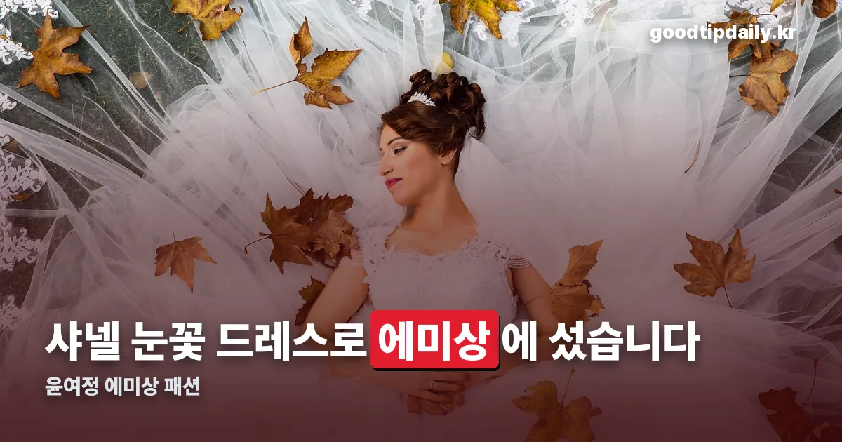 윤여정 에미상 패션 정리 썸네일