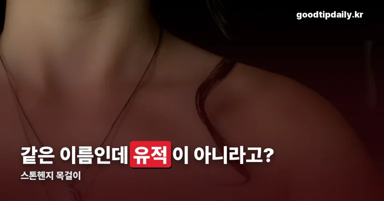 스톤헨지 목걸이 정리 썸네일